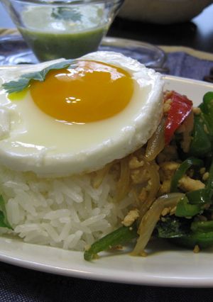 タイ風☆ひき肉とパプリカの炒めご飯-レシピのメイン写真