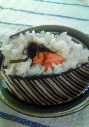焼き鮭の冷凍☆　簡単おにぎり-レシピのメイン写真
