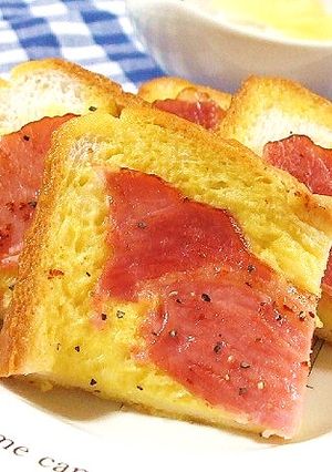 こんがりハムのフレンチトースト✿-レシピのメイン写真