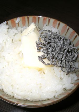 塩昆布マーガリンご飯-レシピのメイン写真