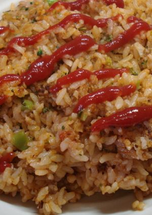 ストックレシピ＊ミンチ焼きめし-レシピのメイン写真