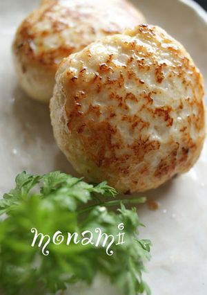 鶏ムネミンチ＊タルタル親子バーグ♡-レシピのメイン写真