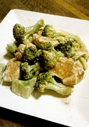 鶏とブロッコリーのマヨ炒め♪-レシピのメイン写真