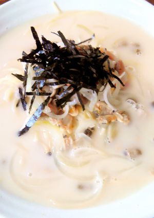 絶対美味しいｸﾘｰﾑｽｰﾌﾟﾊﾟｽﾀ♪-レシピのメイン写真
