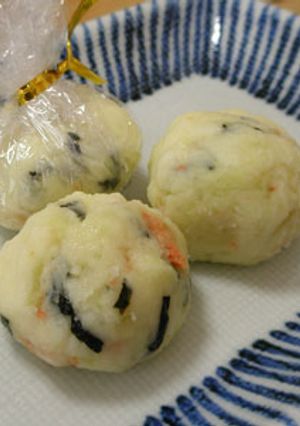 チーズポテト（鮭茶漬け）　お弁当のおかず-レシピのメイン写真