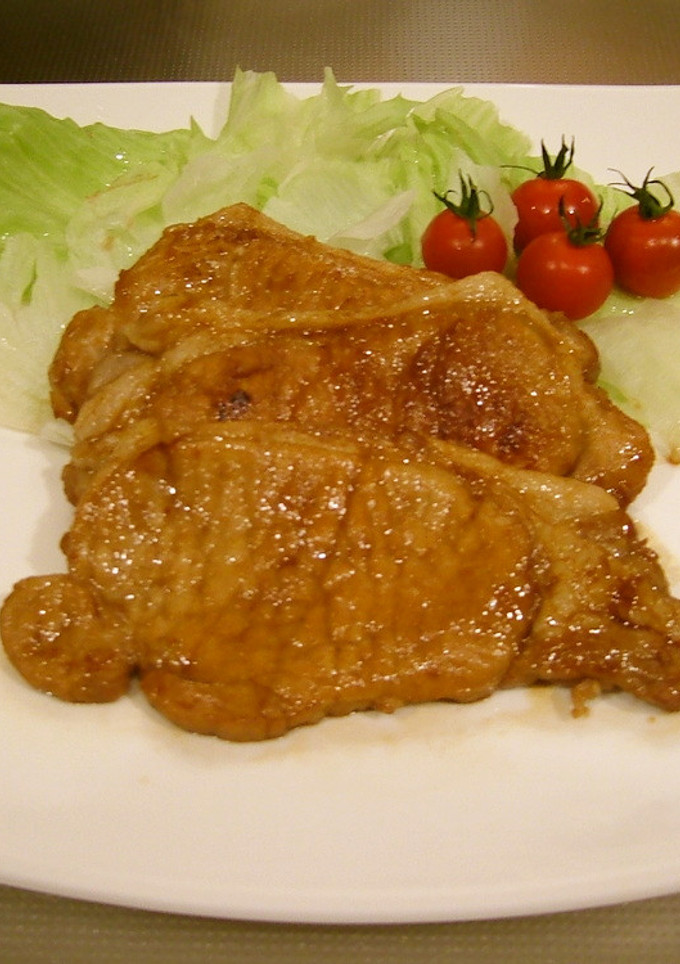 豚ロース（トンカツ用）のしょうが焼き-レシピのメイン写真