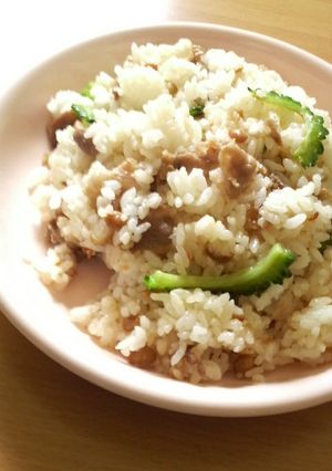 芳ばし＊ゴーヤと納豆のチャーハン-レシピのメイン写真