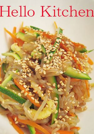 しらたきで韓国お惣菜屋さんのチャプチェ-レシピのメイン写真