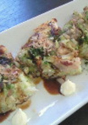 ｷｬﾍﾞﾂどこまで〜山芋100お好み焼き-レシピのメイン写真