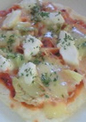 小麦粉だけでピザ生地♪-レシピのメイン写真