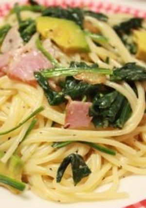 アボガドとほうれん草のパスタ♡-レシピのメイン写真