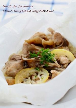レンジで＊チキンのレモン蒸し-レシピのメイン写真