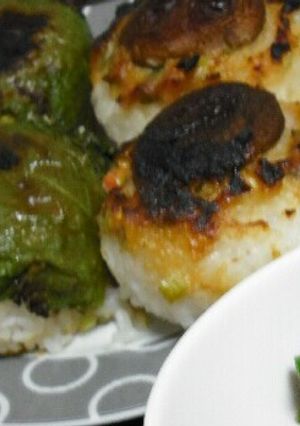 しいたけねぎ味噌焼おにぎり♪-レシピのメイン写真