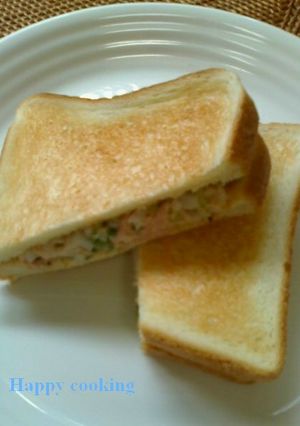 普通においしい♪ツナ野菜サンド-レシピのメイン写真