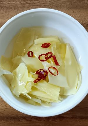 (筍の)姫皮の酢の物-レシピのメイン写真