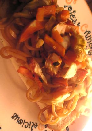 焼きそばチーズトースト-レシピのメイン写真