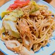 節約☆ちくわのソース焼きそば