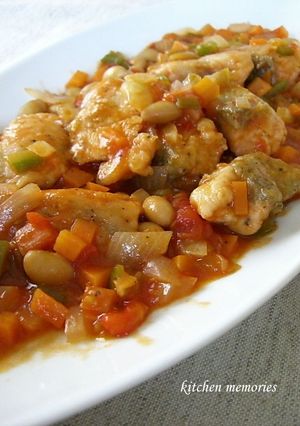 鮭の野菜たっぷり煮込み♪-レシピのメイン写真