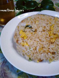 黒酢を使ったチャーハン-レシピのメイン写真