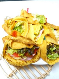 野菜たっぷりお食事クレープ♪-レシピのメイン写真