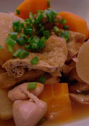 鶏肉＆大根＆人参＆油揚げの煮物-レシピのメイン写真