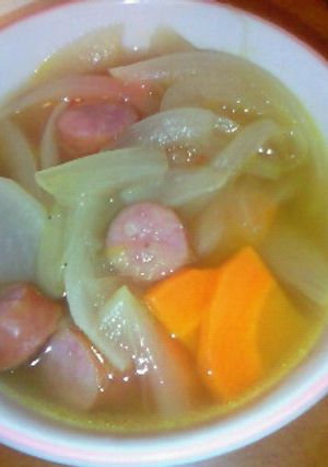 簡単☆適当コンソメスープ-レシピのメイン写真