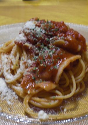 ニンニクトマトのパスタ-レシピのメイン写真