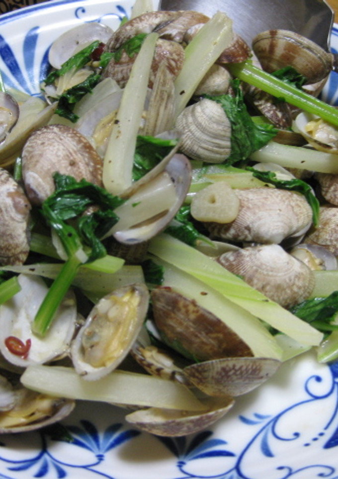 あさりとセロリの香味炒め-レシピのメイン写真