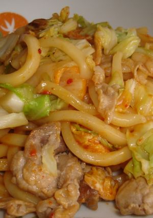 キムチ焼きうどん-レシピのメイン写真
