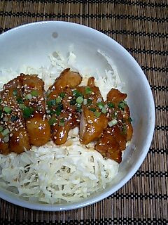 簡単で!野菜も一緒に!鶏の照り焼き丼-レシピのメイン写真