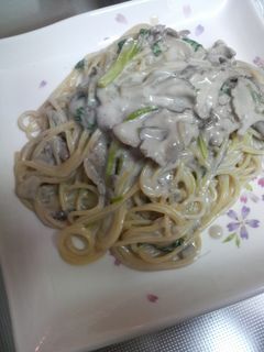 ☆牛肉とほうれんそうのクリームパスタ☆-レシピのメイン写真