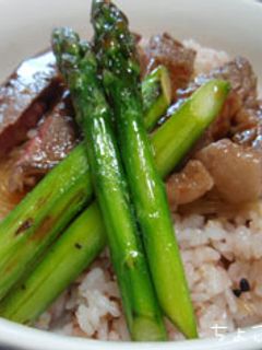 焼肉のタレで簡単ステーキ丼-レシピのメイン写真