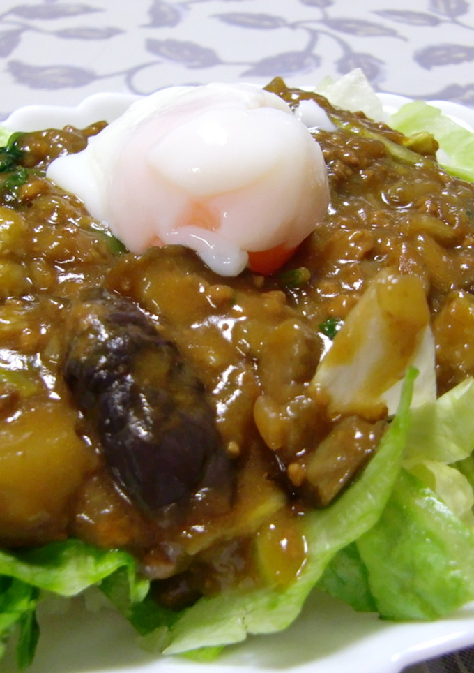 ☆とろとろキーマカレー丼☆温泉卵のせ❤-レシピのメイン写真