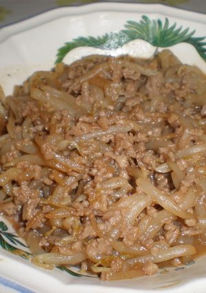 もやしの肉味噌いため-レシピのメイン写真