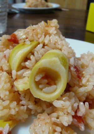 炊飯器で簡単☆トマトベース淡竹パエリア♬-レシピのメイン写真