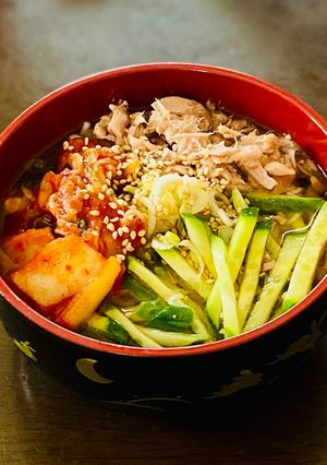 ツナキムチ素麺-レシピのメイン写真