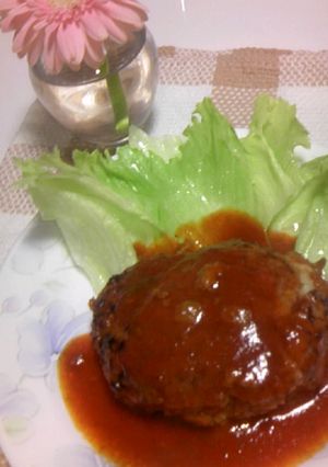 ハンバーグ-レシピのメイン写真