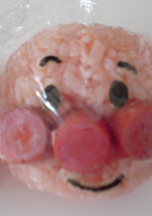 簡単アンパンマンおにぎり-レシピのメイン写真