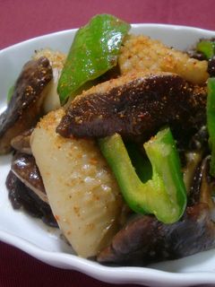 イカと椎茸のマヨしょう油炒め-レシピのメイン写真