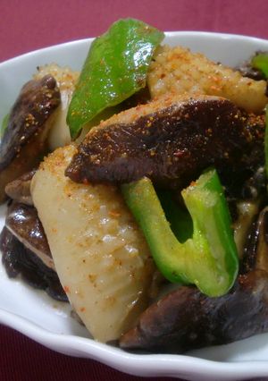 イカと椎茸のマヨしょう油炒め-レシピのメイン写真