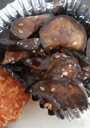 旨うま！なすの甘辛炒め煮（お弁当）-レシピのメイン写真