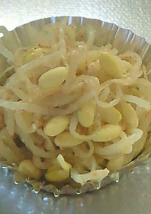 お弁当のおかずに！豆もやしのごま和え-レシピのメイン写真