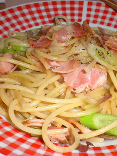 ●茗荷とベーコンのパスタ●-レシピのメイン写真