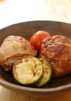 お味噌とガーリック風味の肉巻きおにぎり-レシピのメイン写真