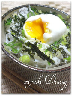しらす温玉丼-レシピのメイン写真