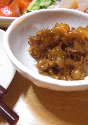 帆立の耳の甘辛煮☆-レシピのメイン写真