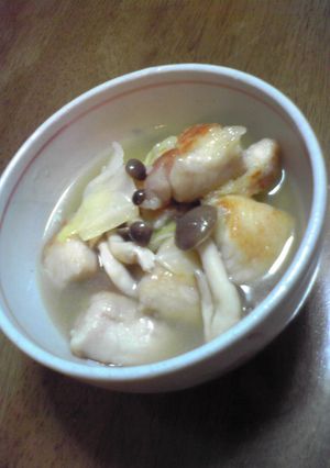 スープも美味しいチキンとキャベツの炒め煮-レシピのメイン写真