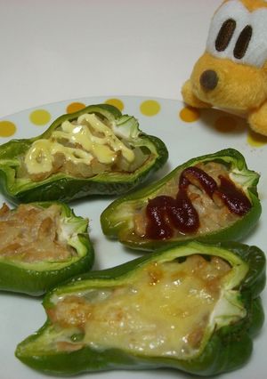 簡単!ピーマンのツナ詰め☆-レシピのメイン写真