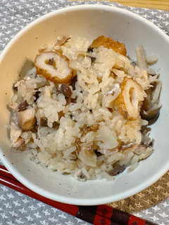 鯖缶ときのこの炊き込みご飯-レシピのメイン写真