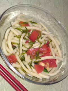 夏にねばねばさっぱりうどん♪-レシピのメイン写真